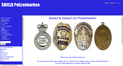 Desktop Screenshot of polizeimarken.de